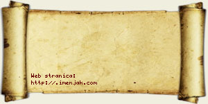 Borka Aksentijević vizit kartica